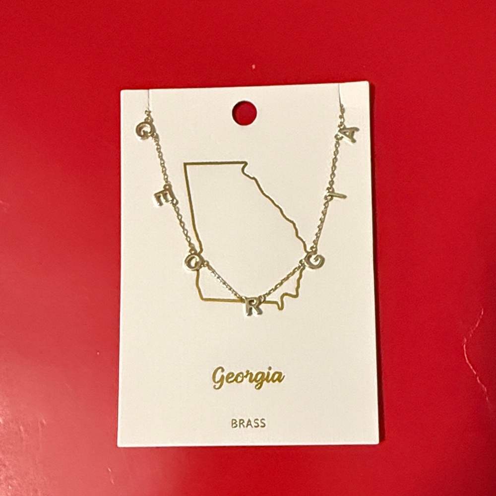 NWT Georgia Brass Necklace